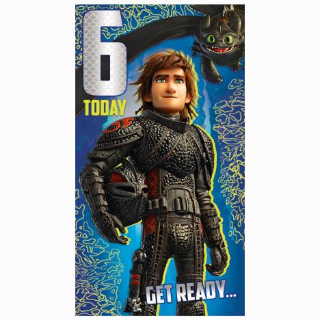 6 Today How to Train your Dragon 6th Birthday Card £2.10